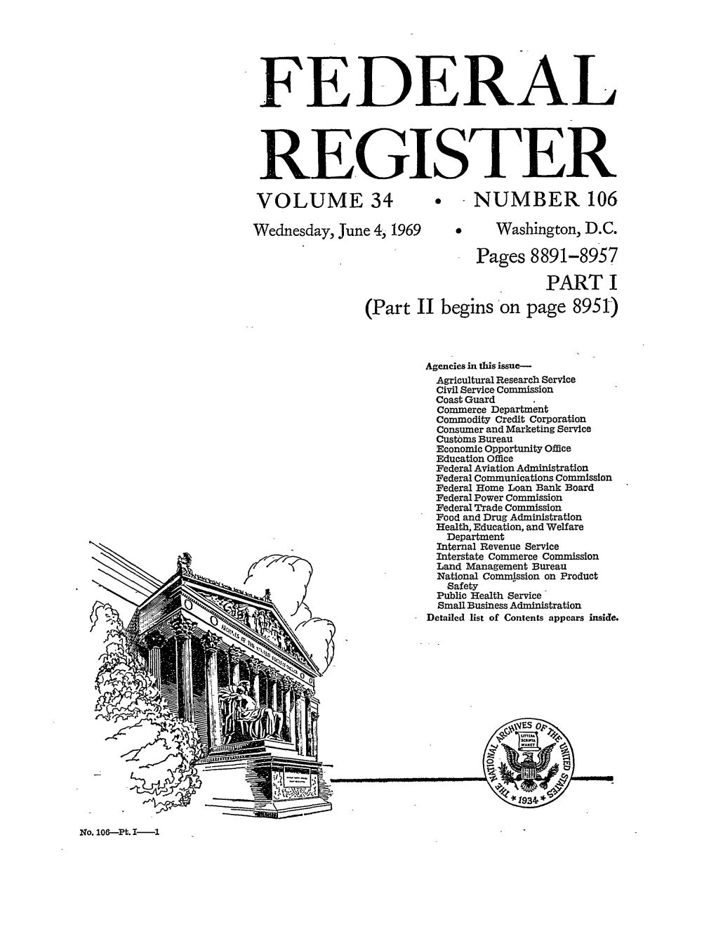 Federal Register: 34 Fed. Reg. 8891 (June 4, 1969)