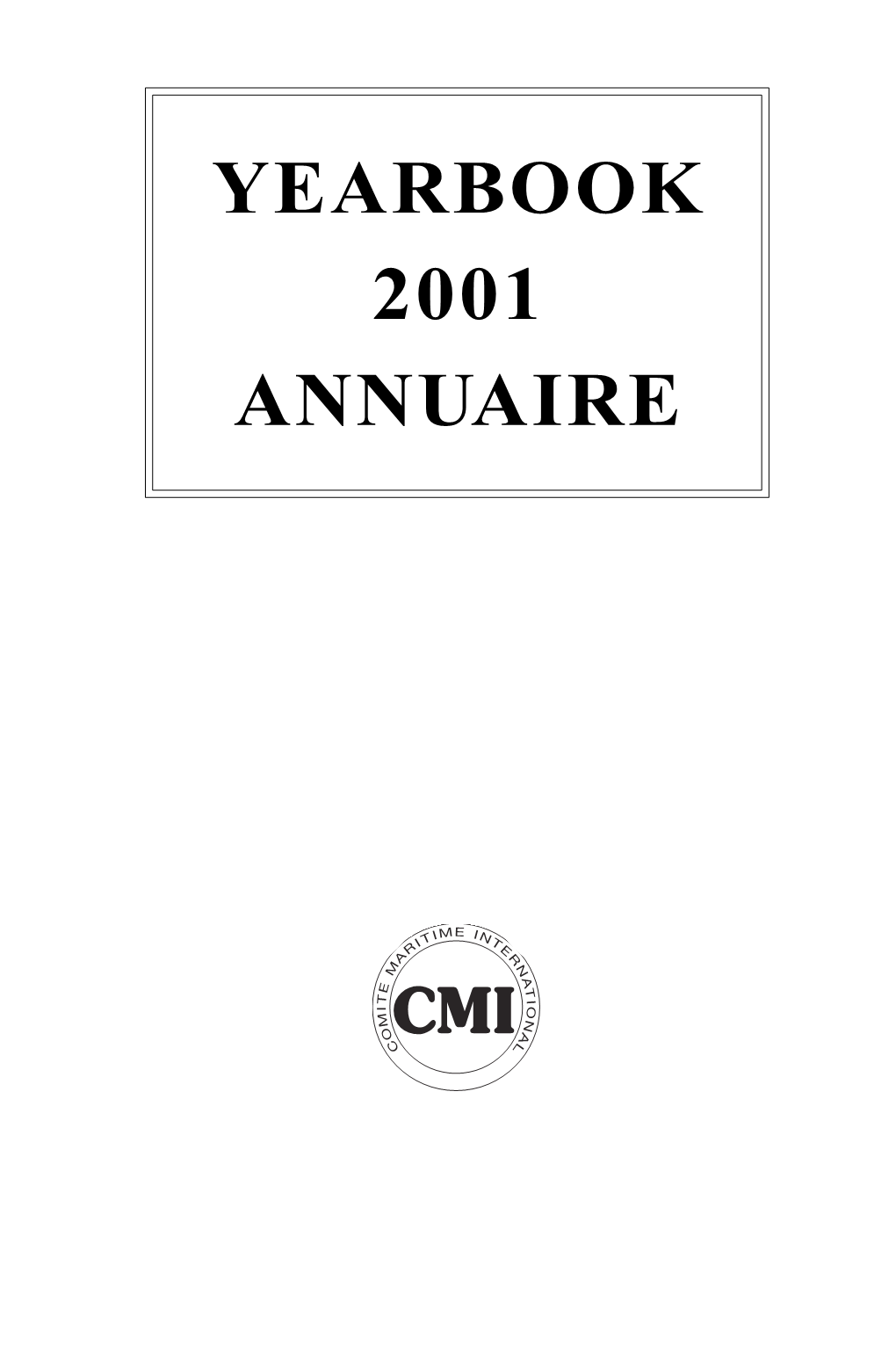 2001 CMI Yearbook .Pdf 1.97 MB