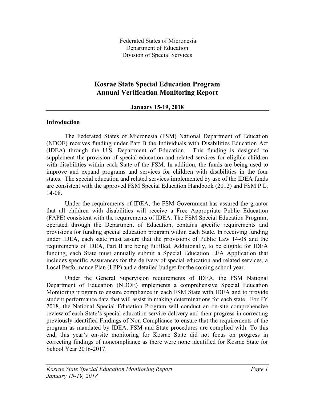 2018 Kosrae Monitoring Report FINAL 2 12 18.Pdf