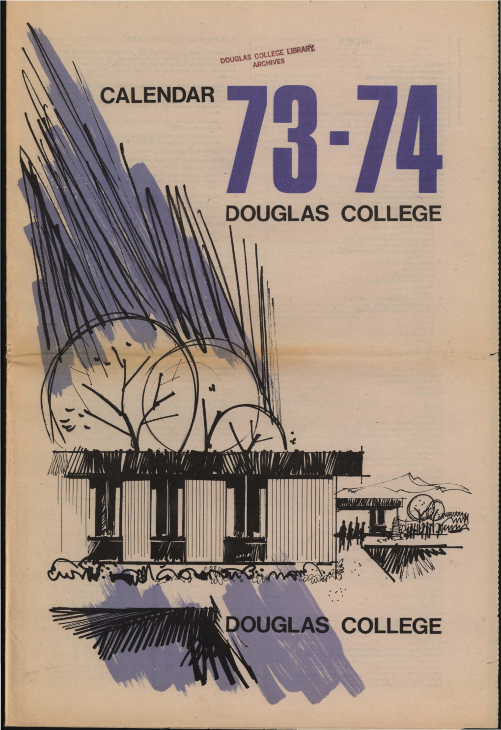 Calendar Douglas College College