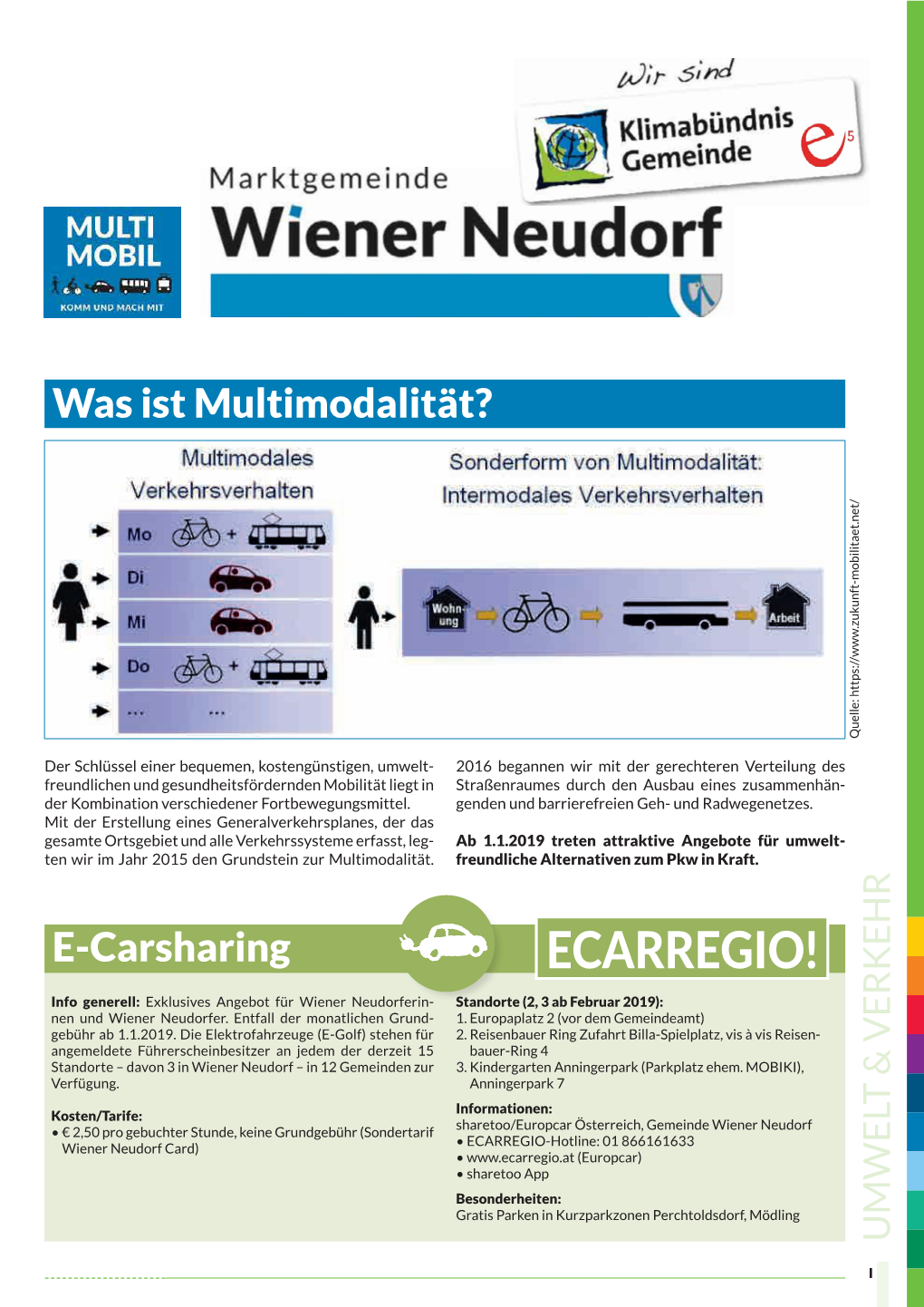 ECARREGIO! Info Generell: Exklusives Angebot Für Wiener Neudorferin- Standorte (2, 3 Ab Februar 2019): Nen Und Wiener Neudorfer