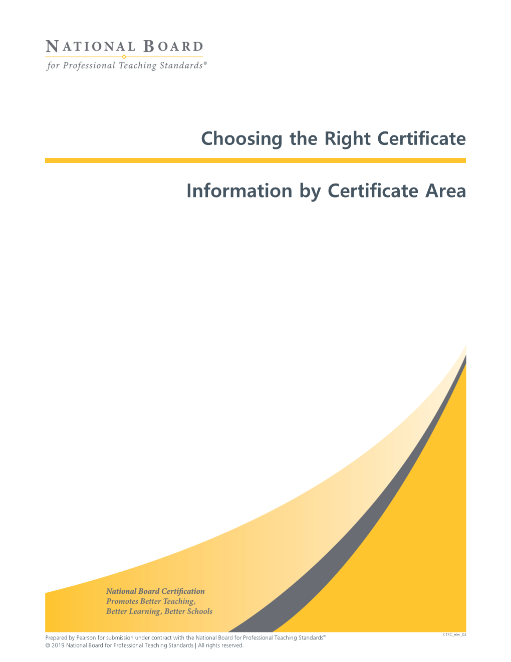 Choosing the Right Certificate Area