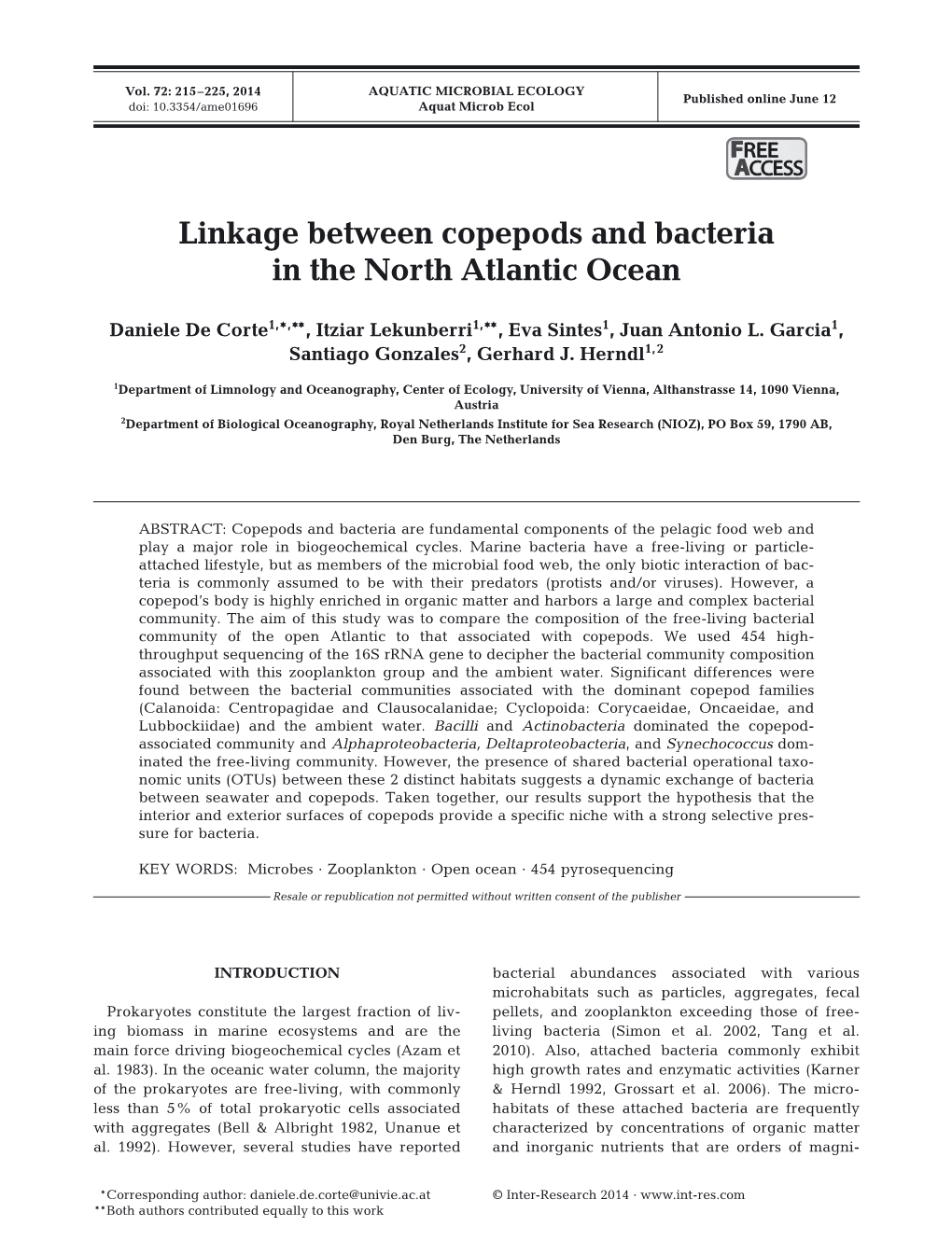 Aquatic Microbial Ecology 72:215