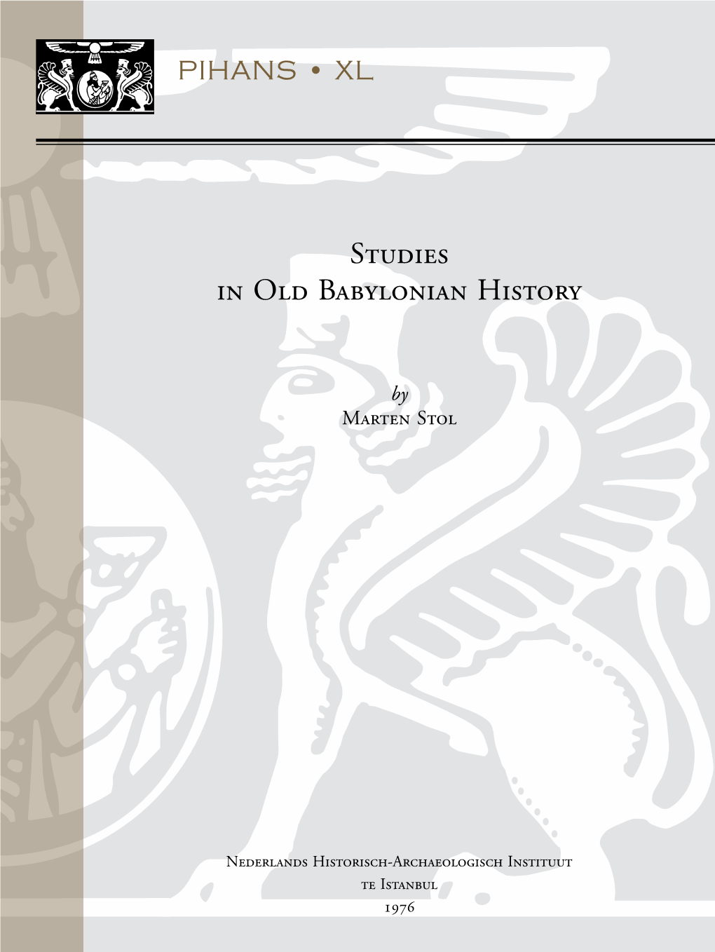 Studies in Old Babylonian History