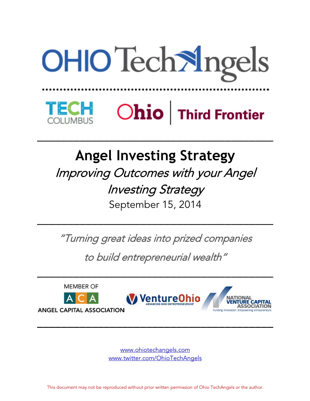 Angel Investing Strategy