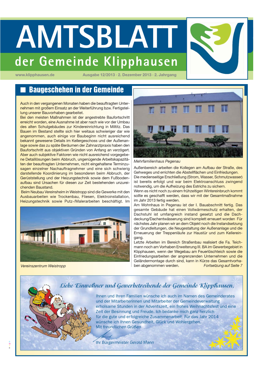 AMTSBLATT Der Gemeinde Klipphausen