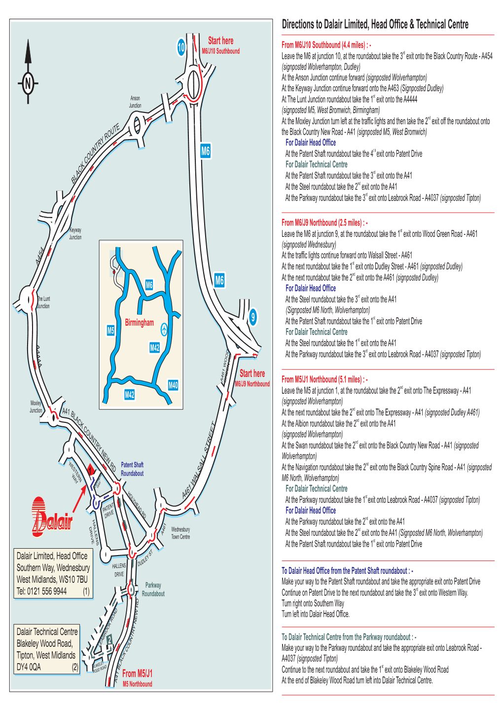 Directions to Dalair (Pdf)