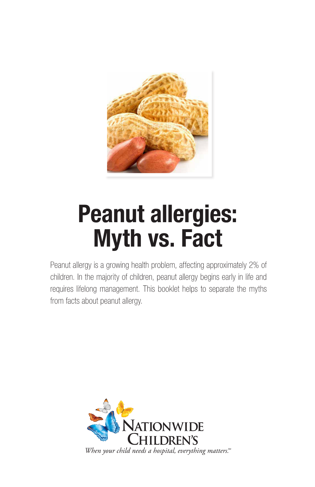 Peanut Allergies: Myth Vs