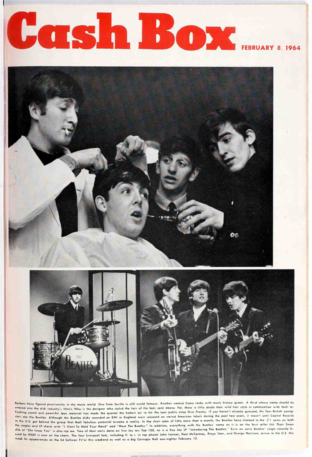 Cash It O FEBRUARY 8, 1964