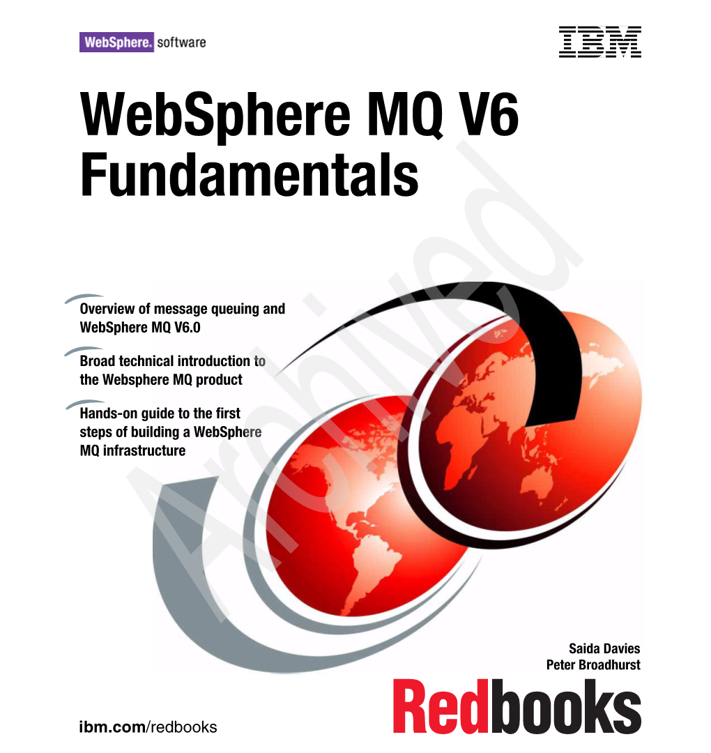 Websphere MQ V6 Fundamentals