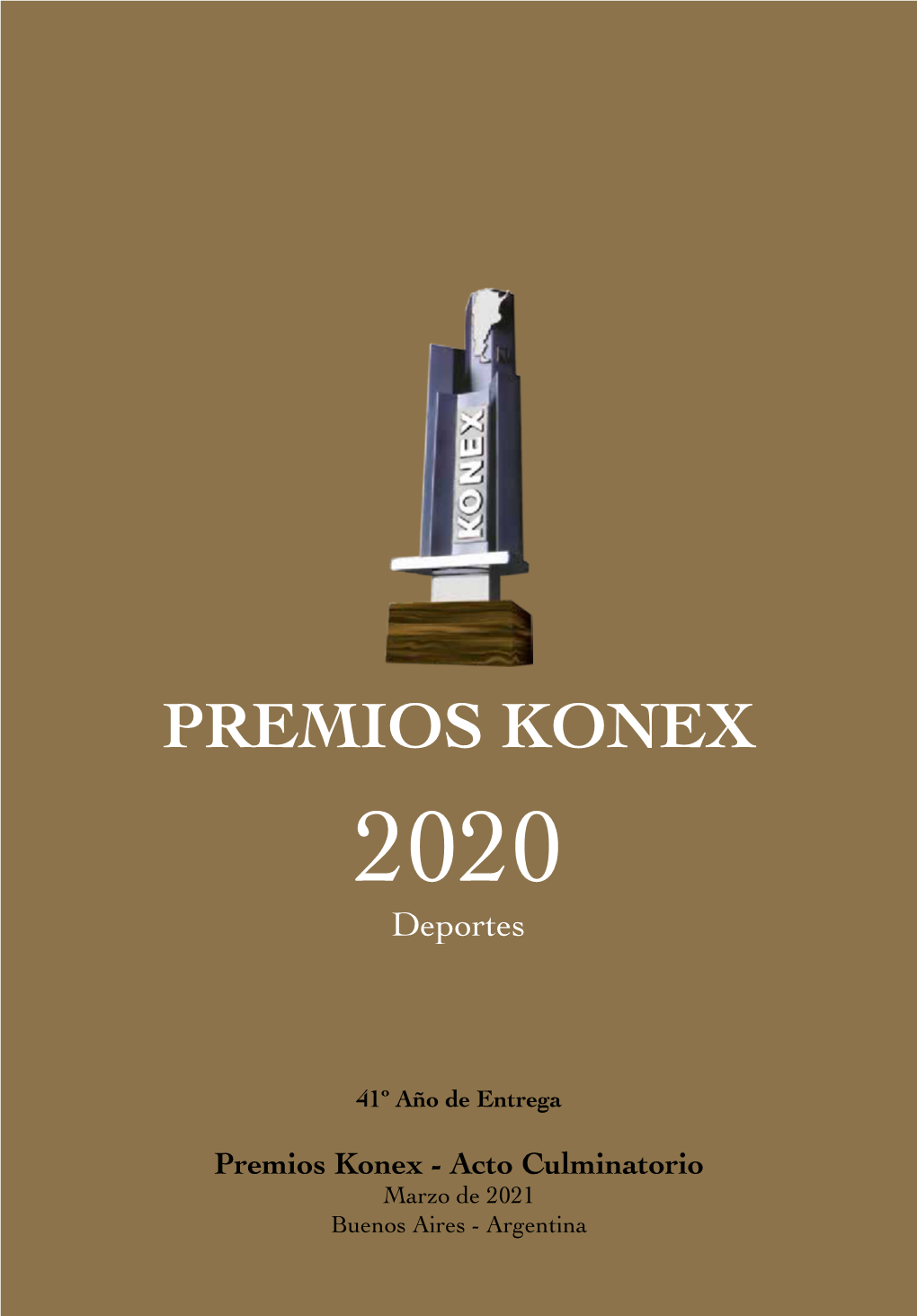 PREMIOS KONEX 2020 Deportes