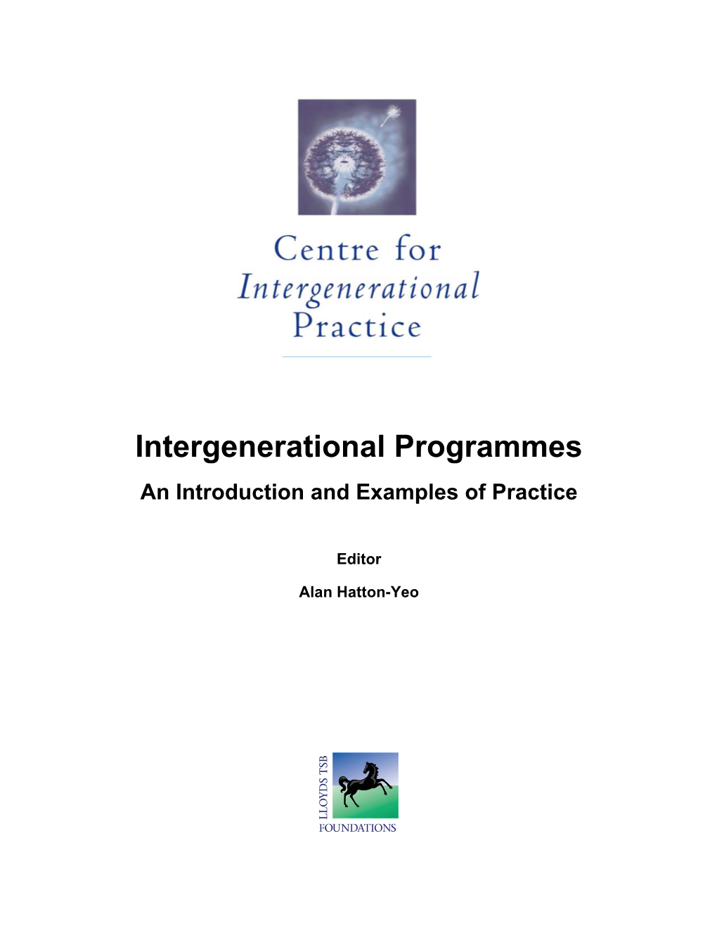 Intergenerational Programmes