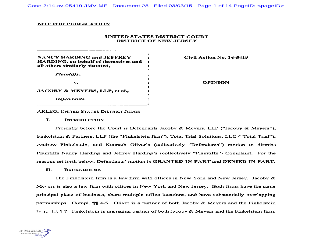 Case 2:14-Cv-05419-JMV-MF Document 28 Filed