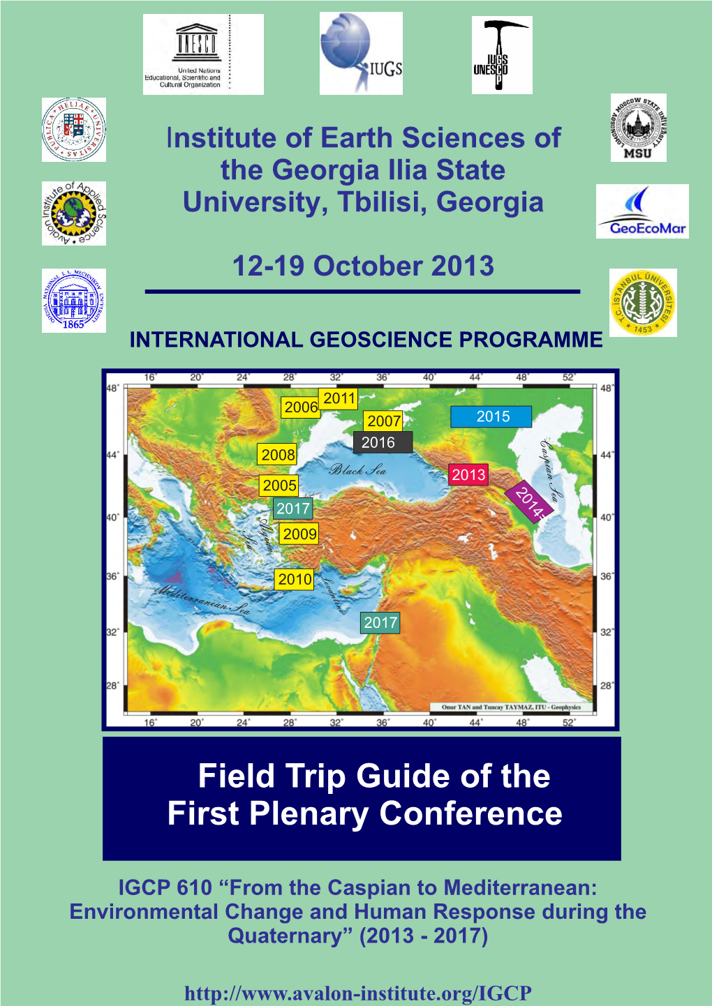 Field Trip Guide of the First Plenary Conference