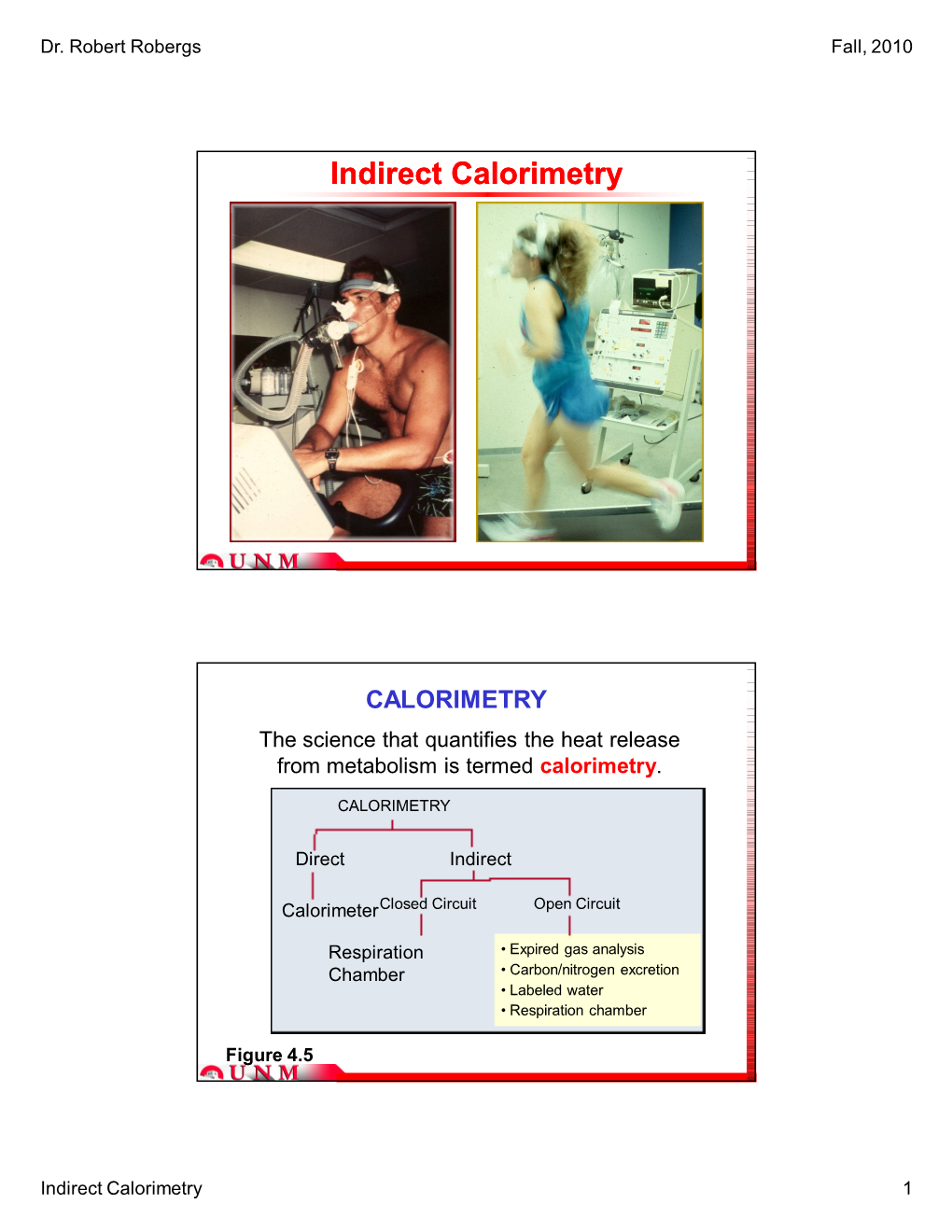 Indirect Calorimetry