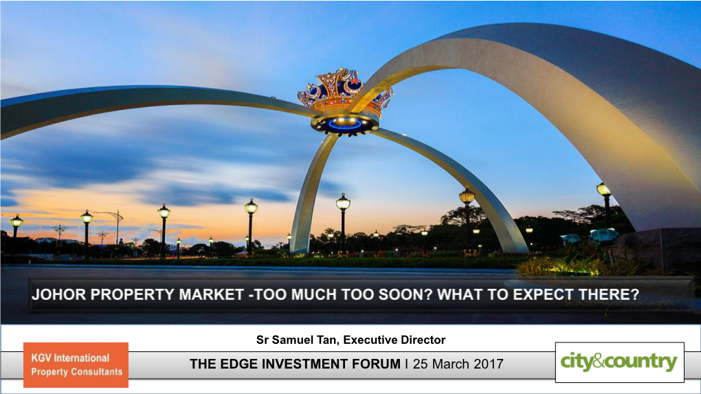 THE EDGE INVESTMENT FORUM I 25 March 2017 1 2 TRANSFUSION