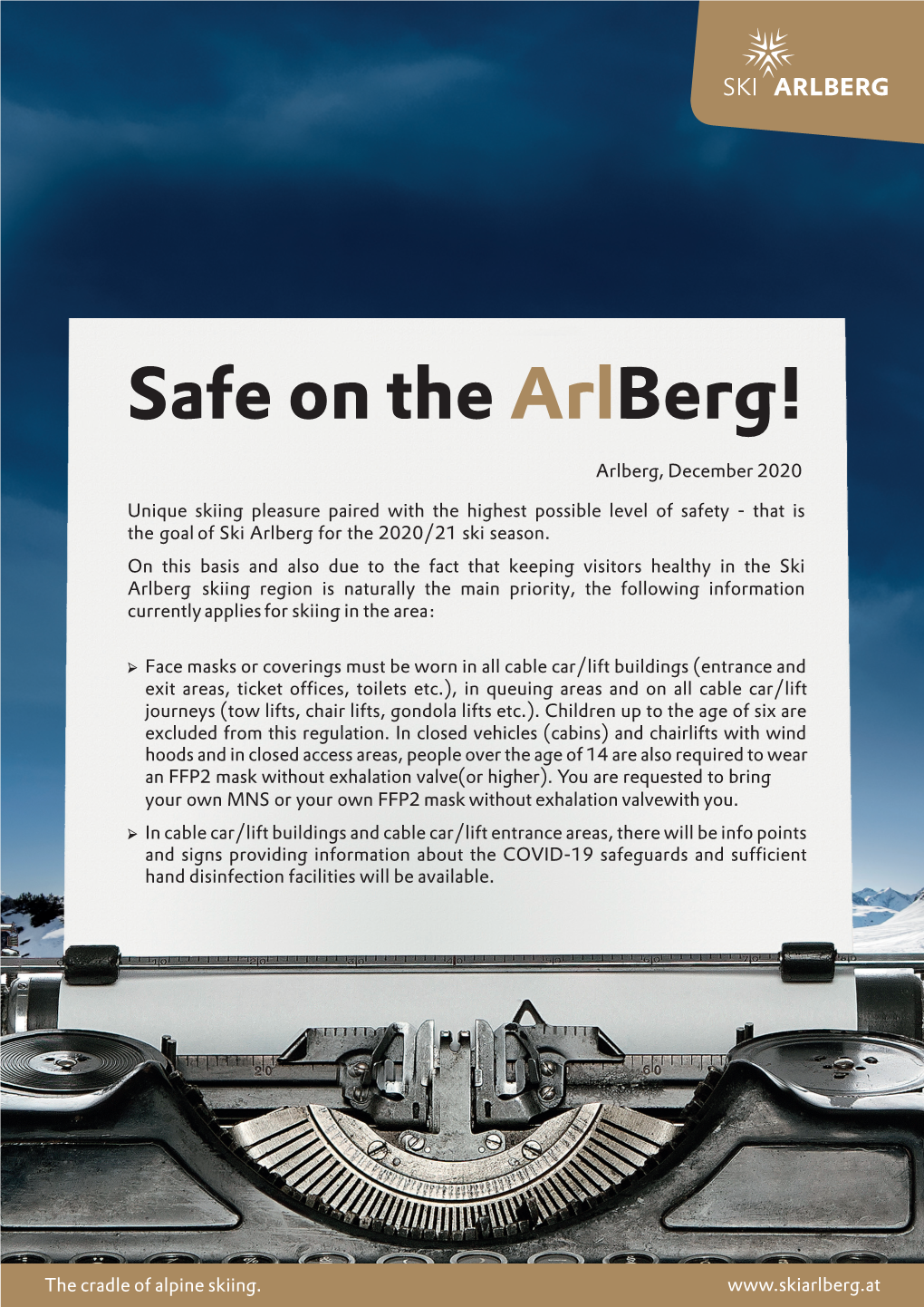 Safe on the Arlberg!