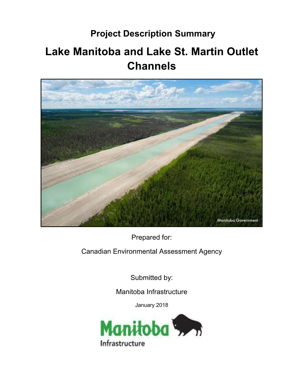 Lake Manitoba and Lake St. Martin Outlet Channels