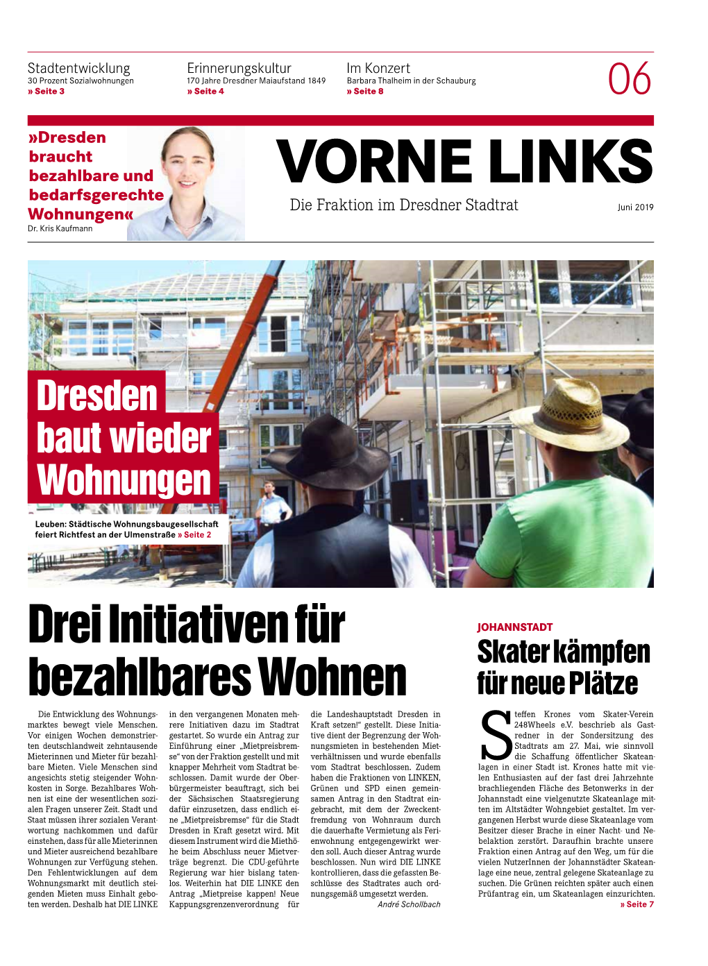 Vorne Links Bedarfsgerechte Die Fraktion Im Dresdner Stadtrat Juni 2019 Wohnungen« Dr