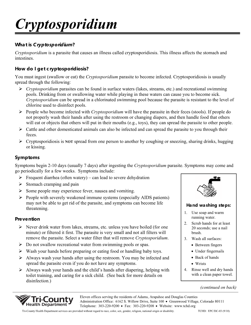 Cryptosporidium