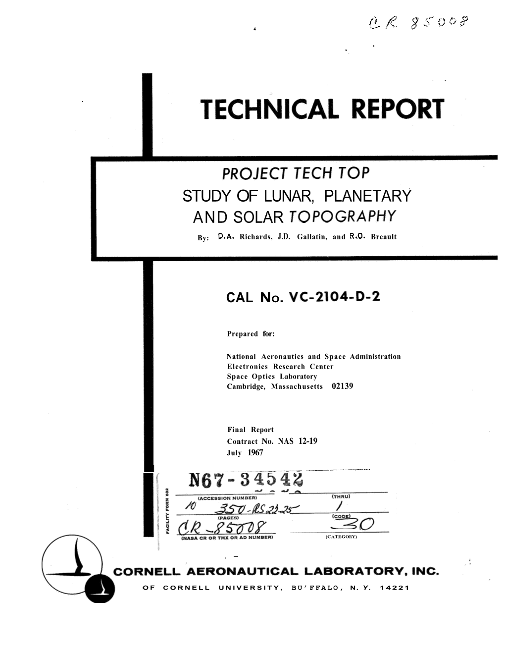 STUDY of LUNAR, PLANETARY and SOLAR Topografhy