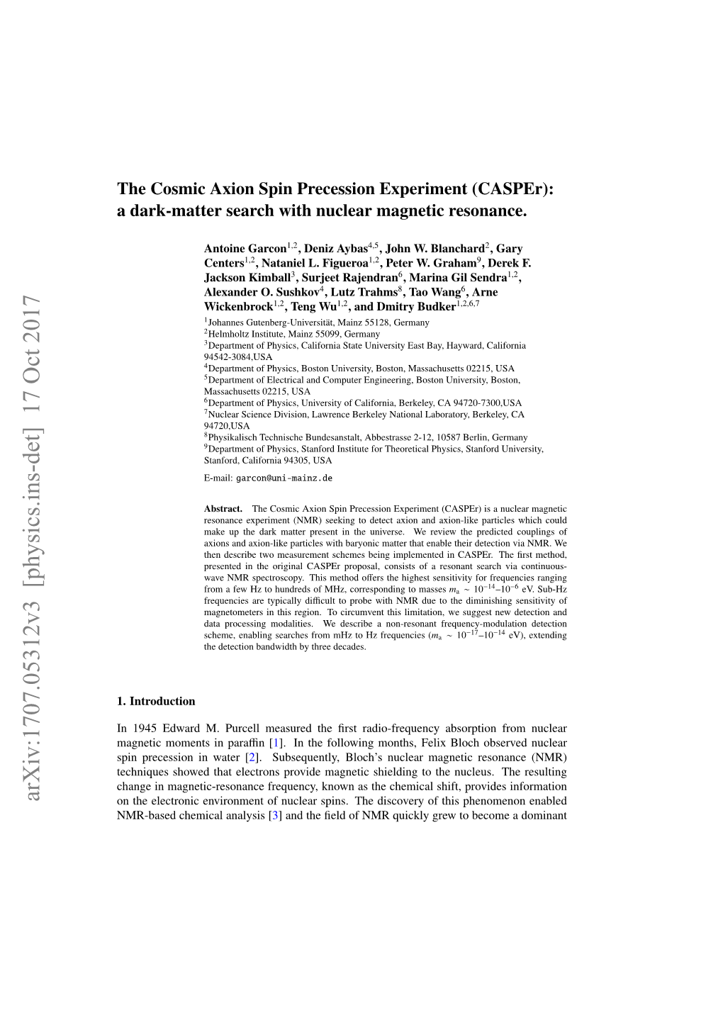 Searching for Dark Matter with Nuclear Magnetic Resonance: Casper 2 Tool in Analytical Chemistry, Medicine and Structural Biology