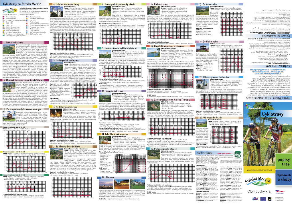 Cyklotrasy Na Strˇední Moraveˇ 4