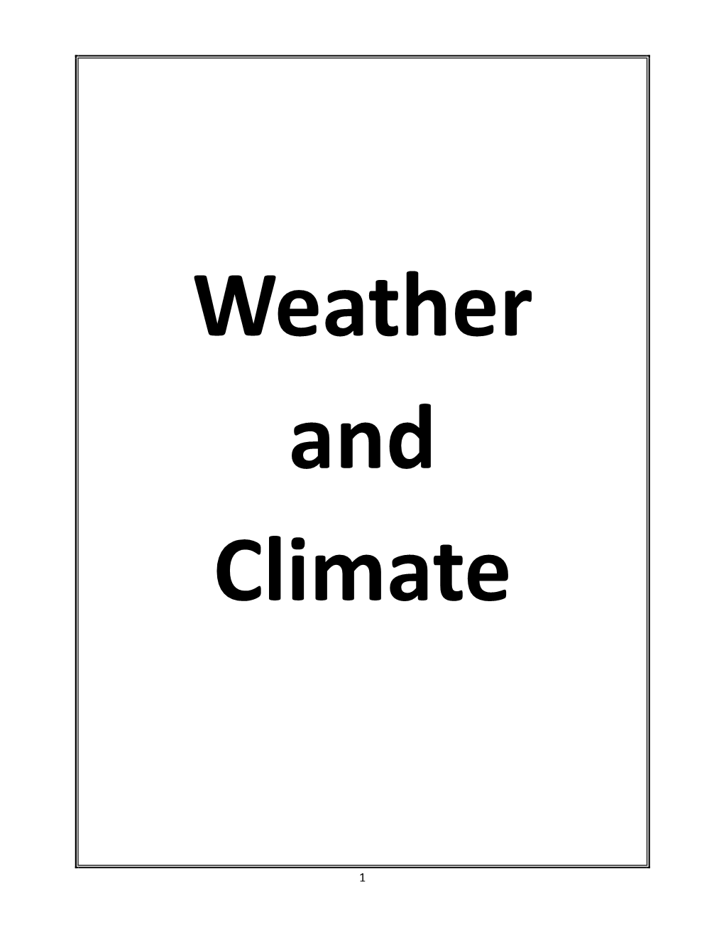 What Are the Fundamentals of Climate Science?