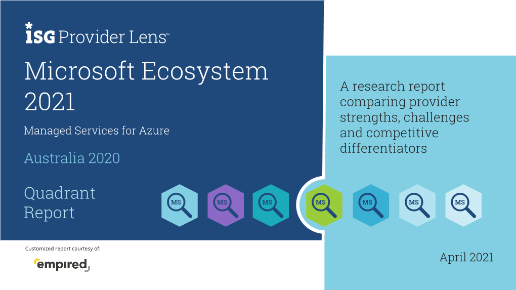 ISG Providerlens™ Quadrant Report