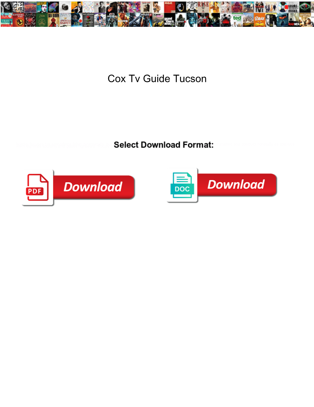 Cox Tv Guide Tucson