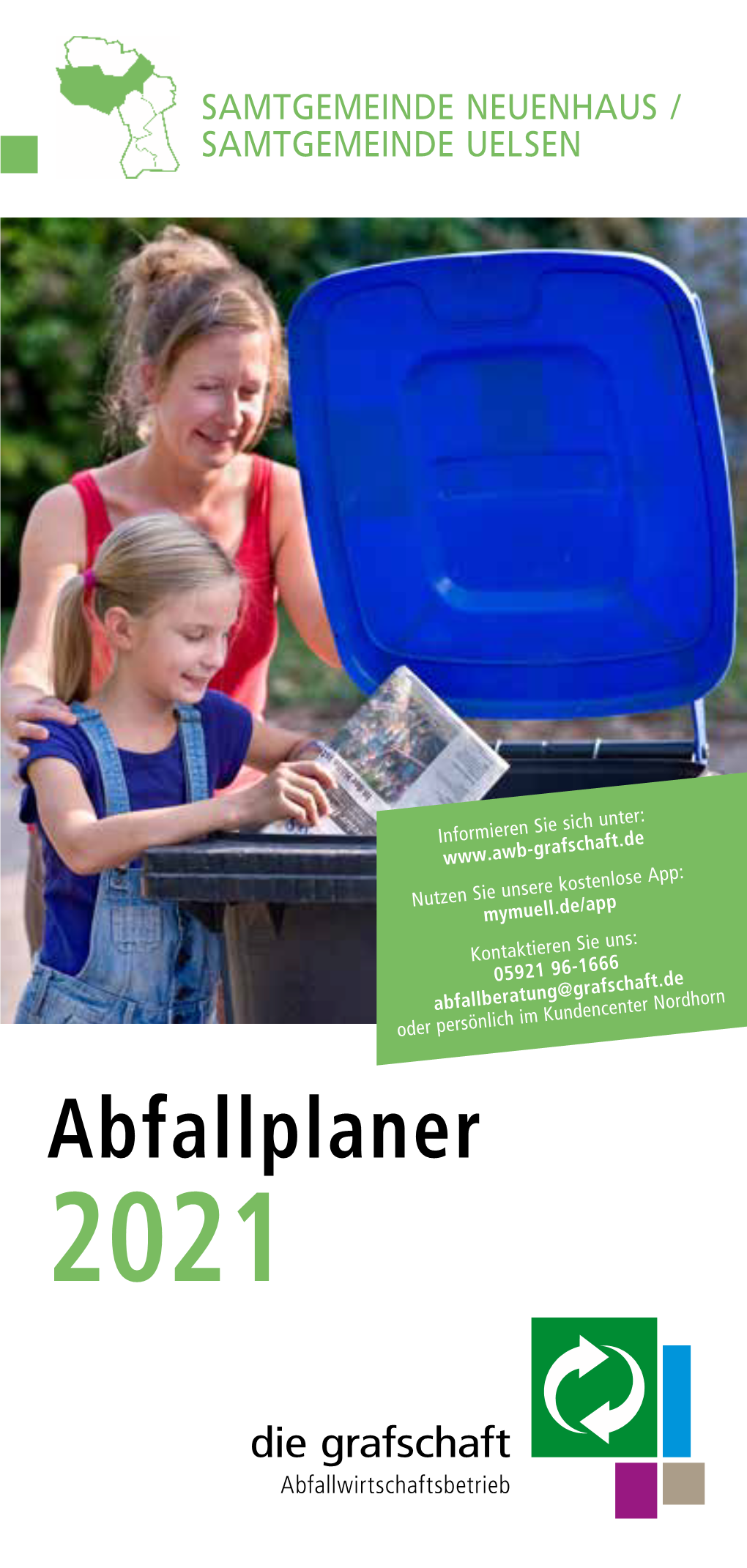 Abfallplaner 2021 – Neuenhaus-Uelsen