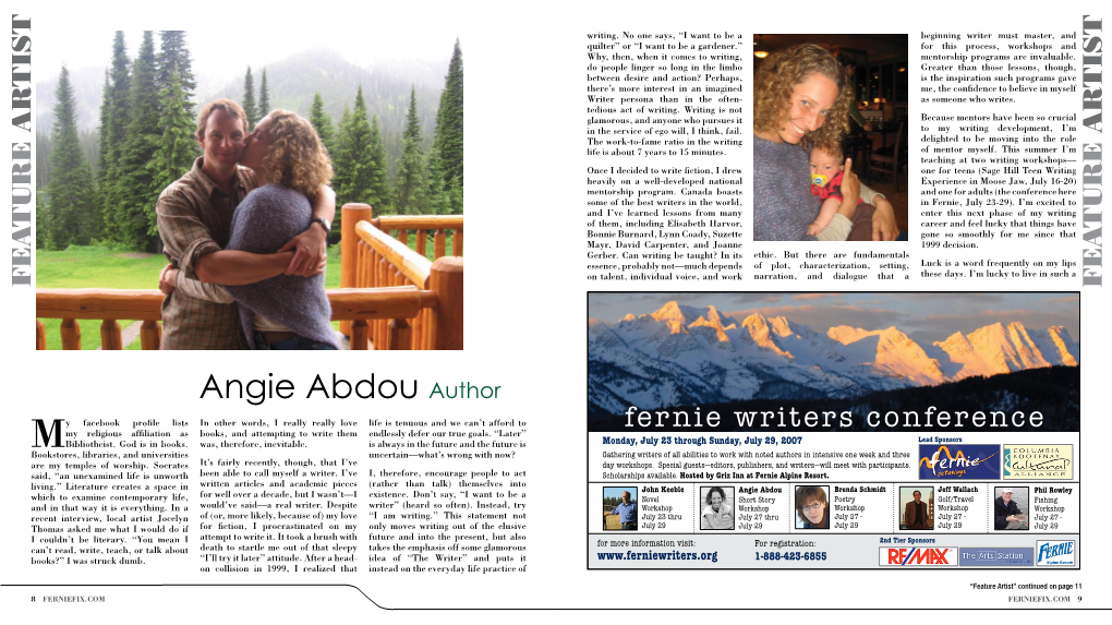 Angie Abdou Author