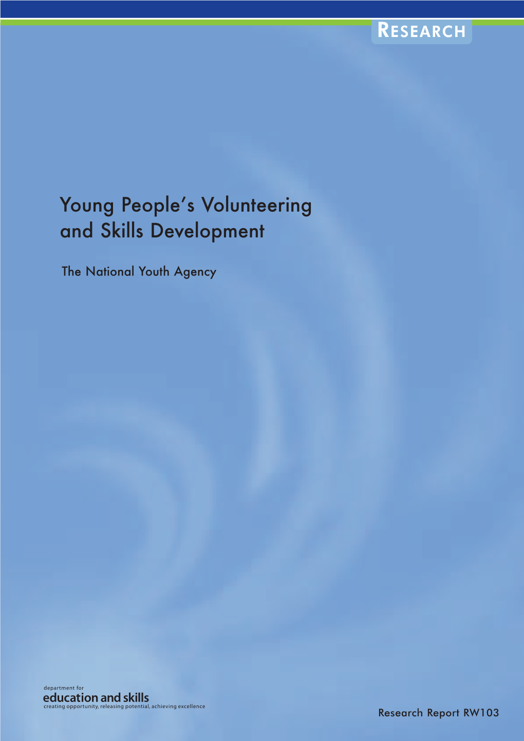 Young People's Volunteering and Skills Development