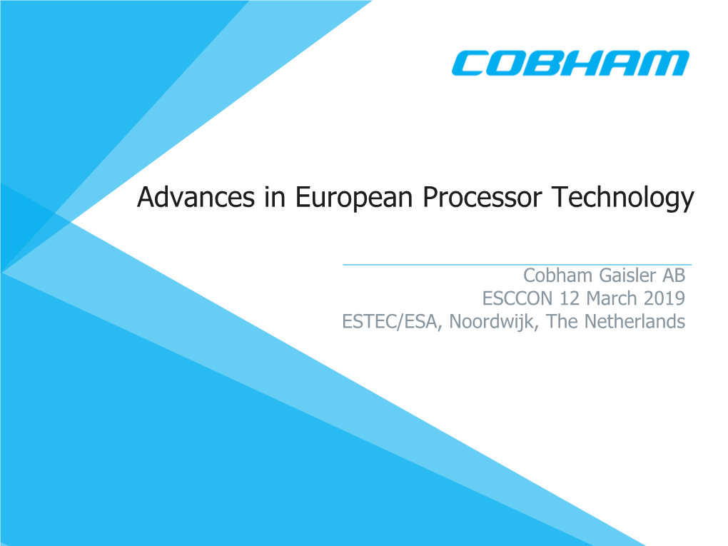 Cobham Overview