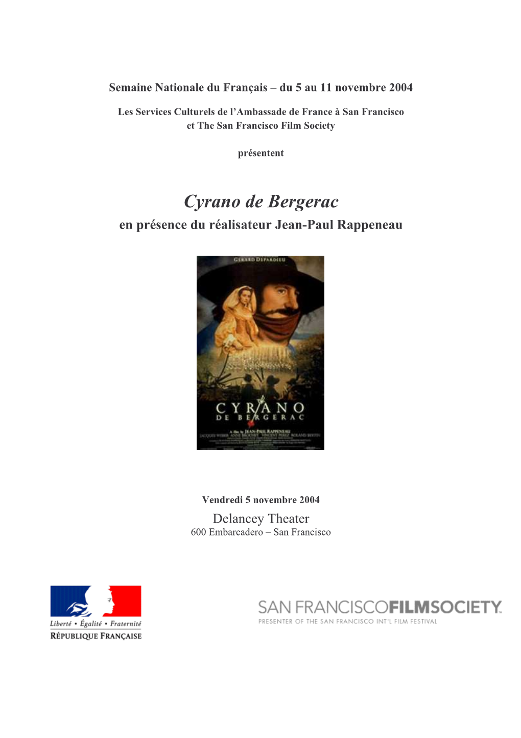 Cyrano De Bergerac