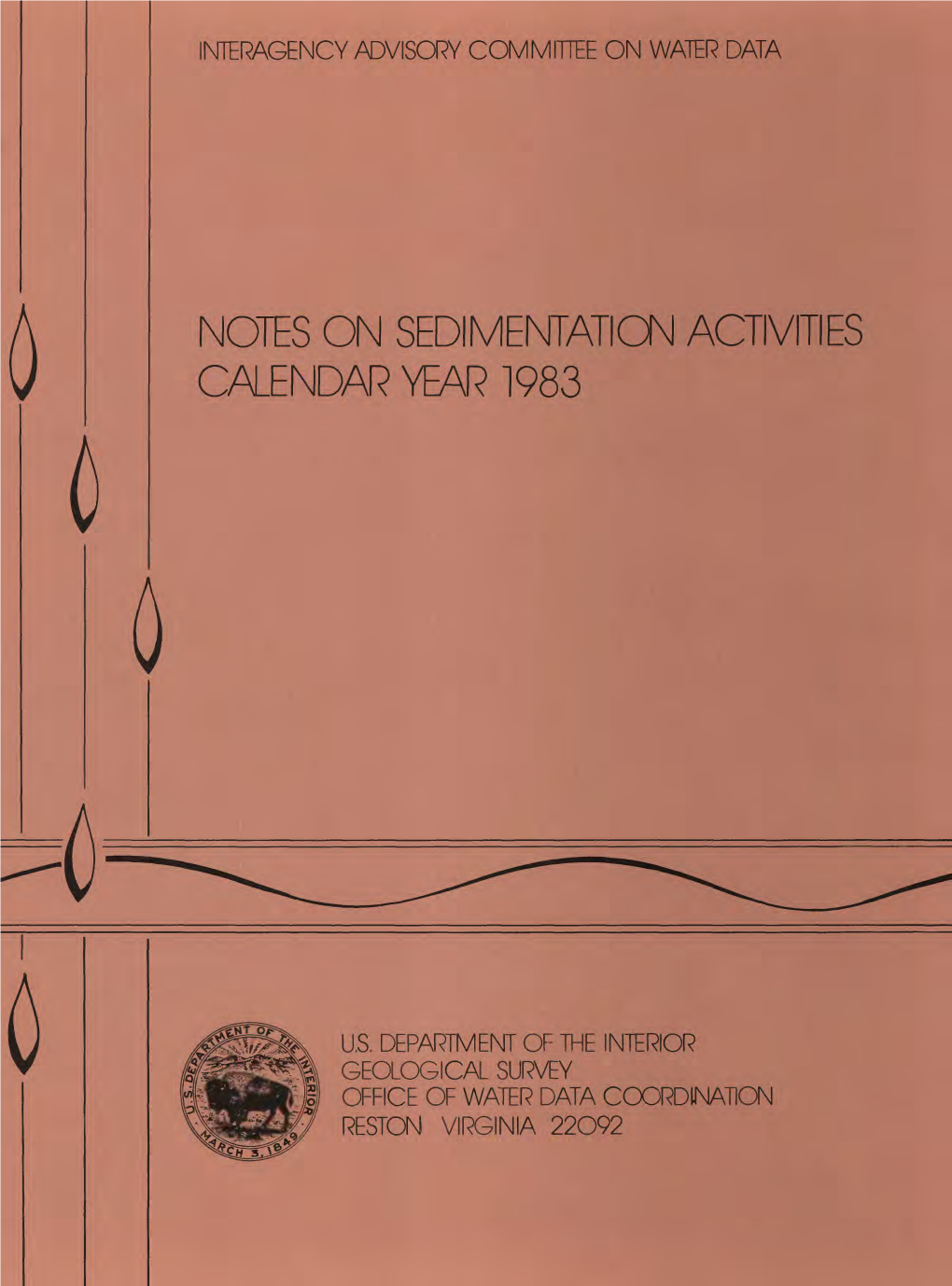 Notes on Sedimentation Activities Calendar Year 1983