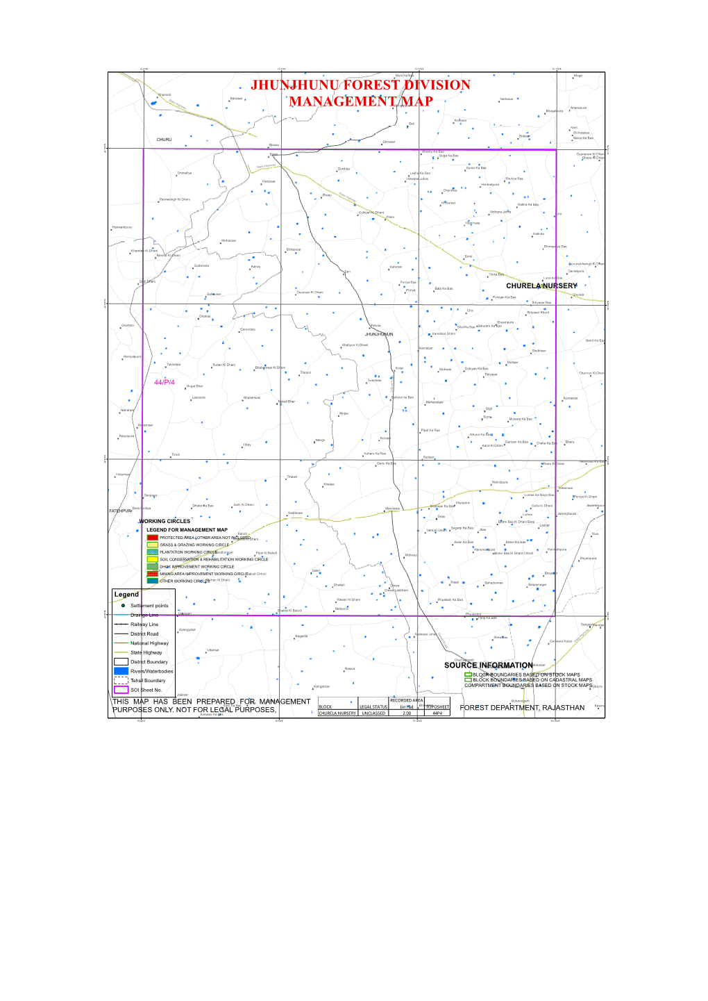 Jhunjhunu Forest Division Management