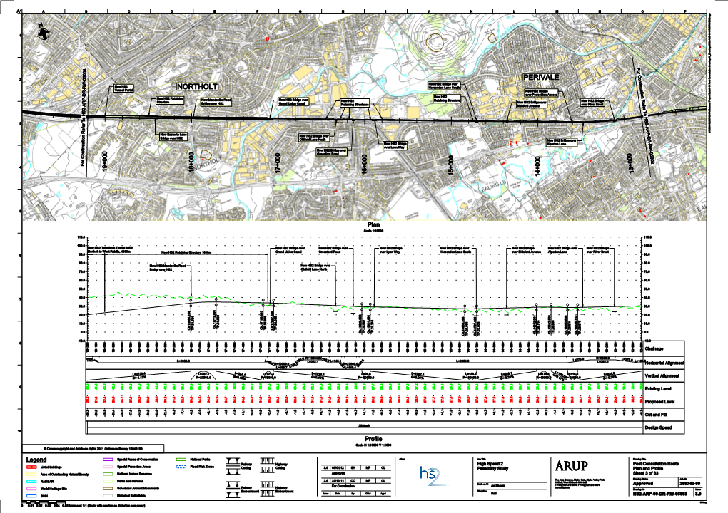 Route from Perivale to Northolt