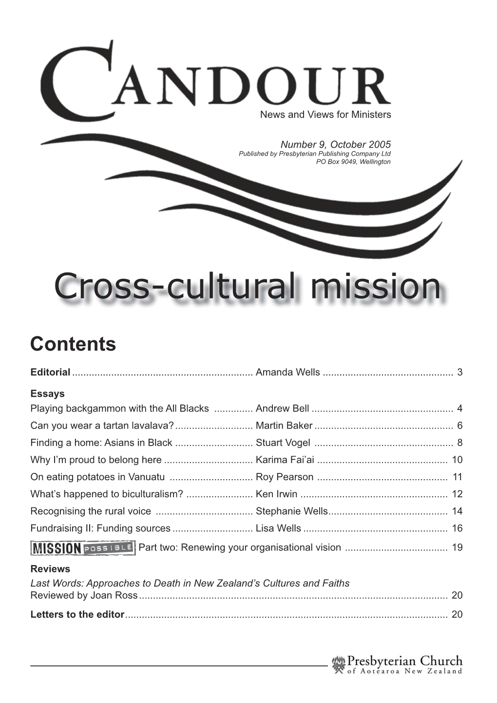 Cross-Cultural Mission