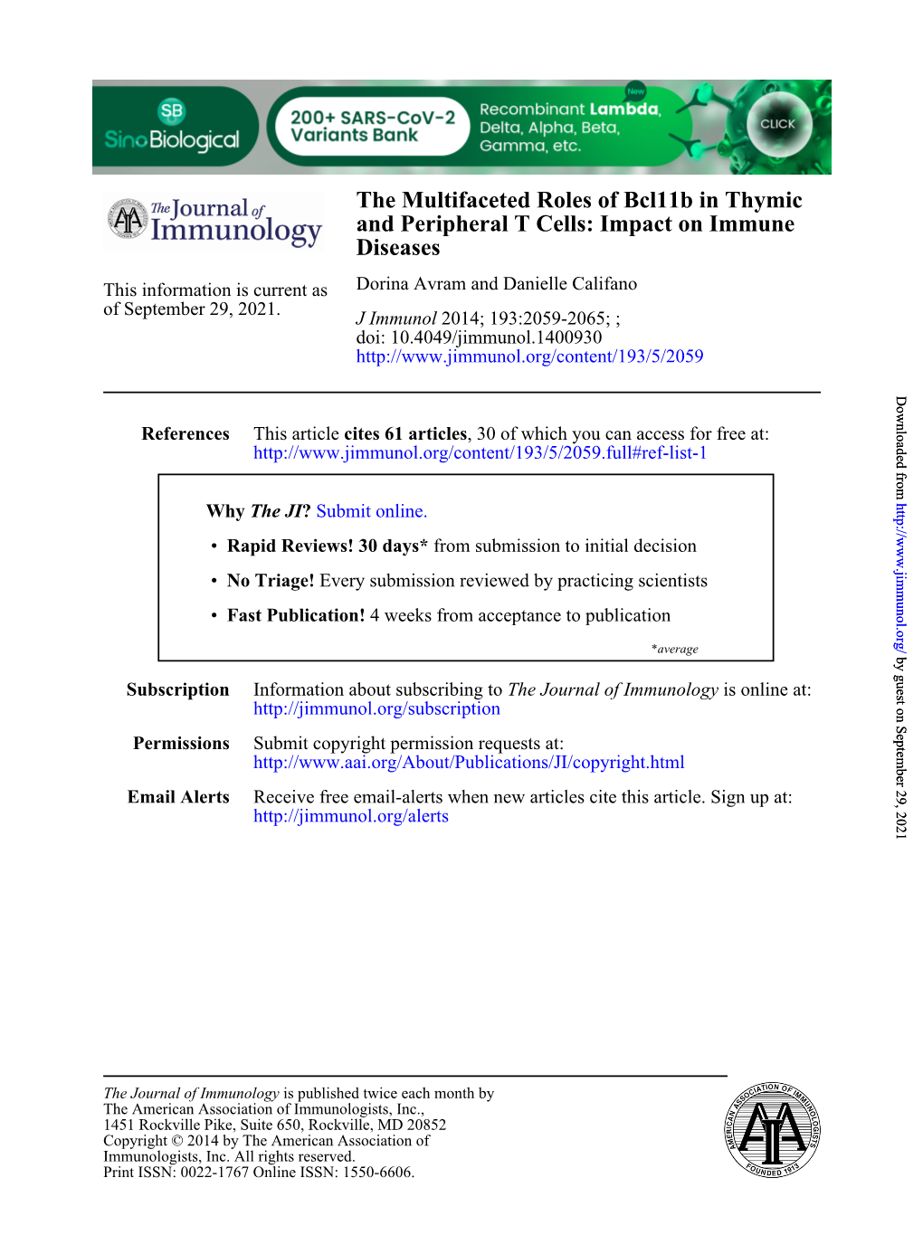 Impact on Immune the Multifaceted Roles of Bcl11b in Thymic