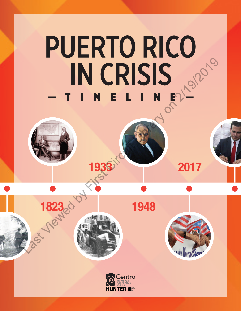 Puerto Rico's Economic Crisis Timeline
