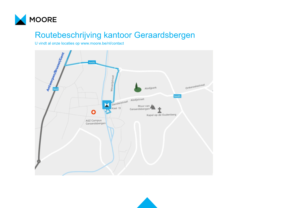 Routebeschrijving Kantoor Geraardsbergen U Vindt Al Onze Locaties Op