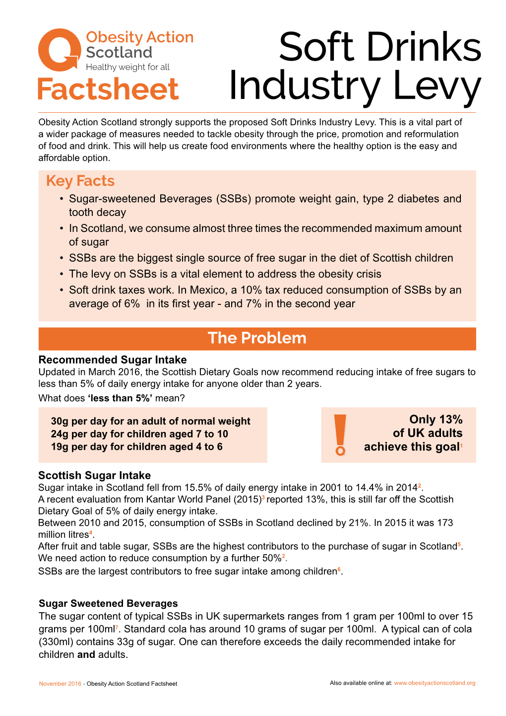 Soft Drinks Industry Levy