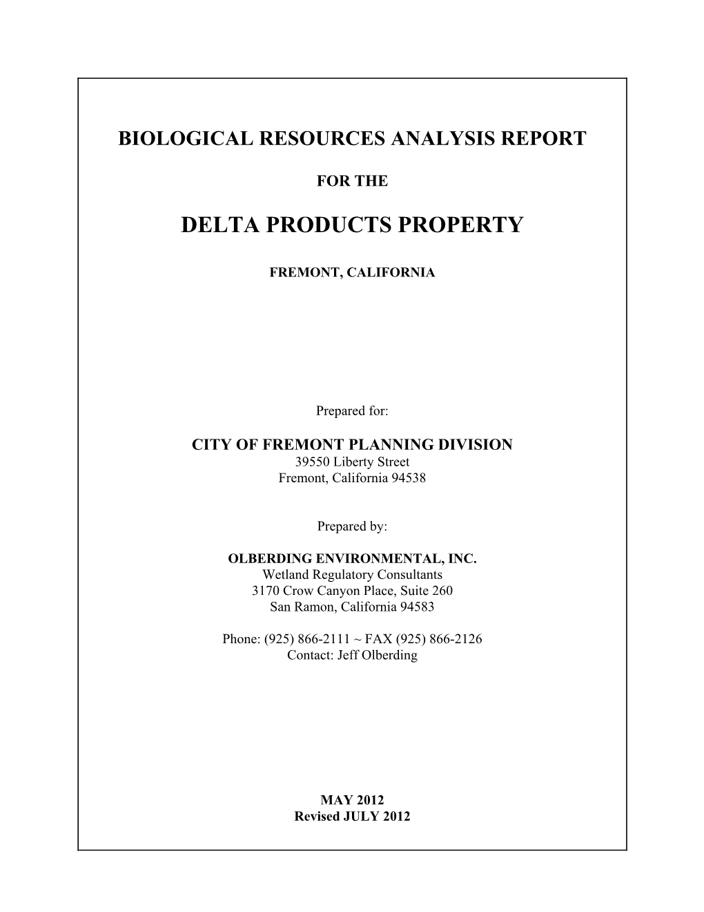 Delta Products Property