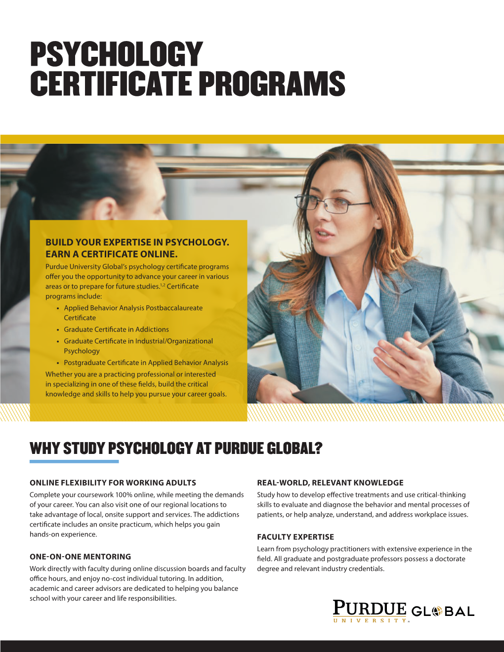 Psychology Certificate Programs