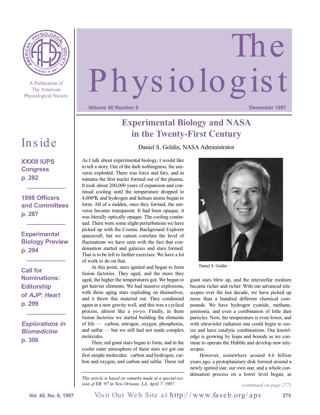 The Physiologist