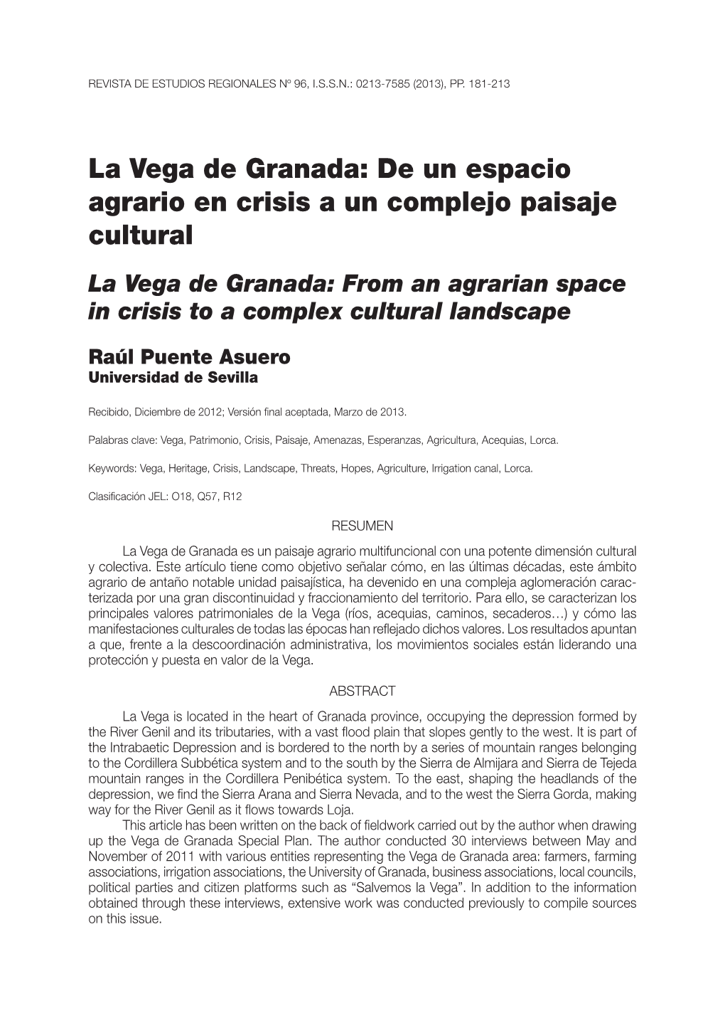 La Vega De Granada