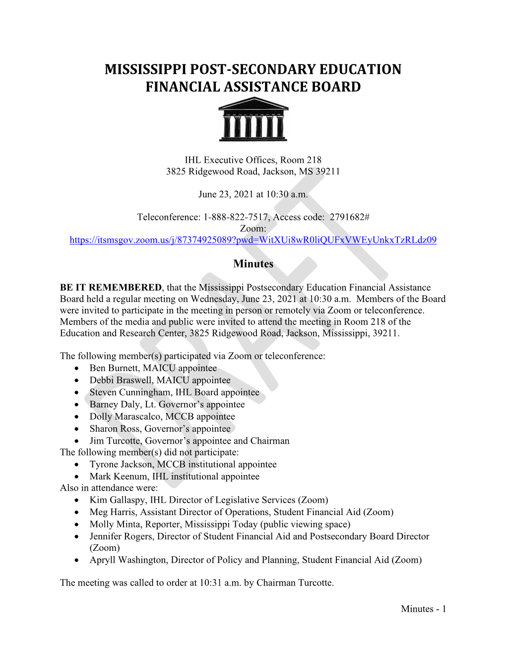 Mississippi Post-Secondary Education Financial Assistance Board