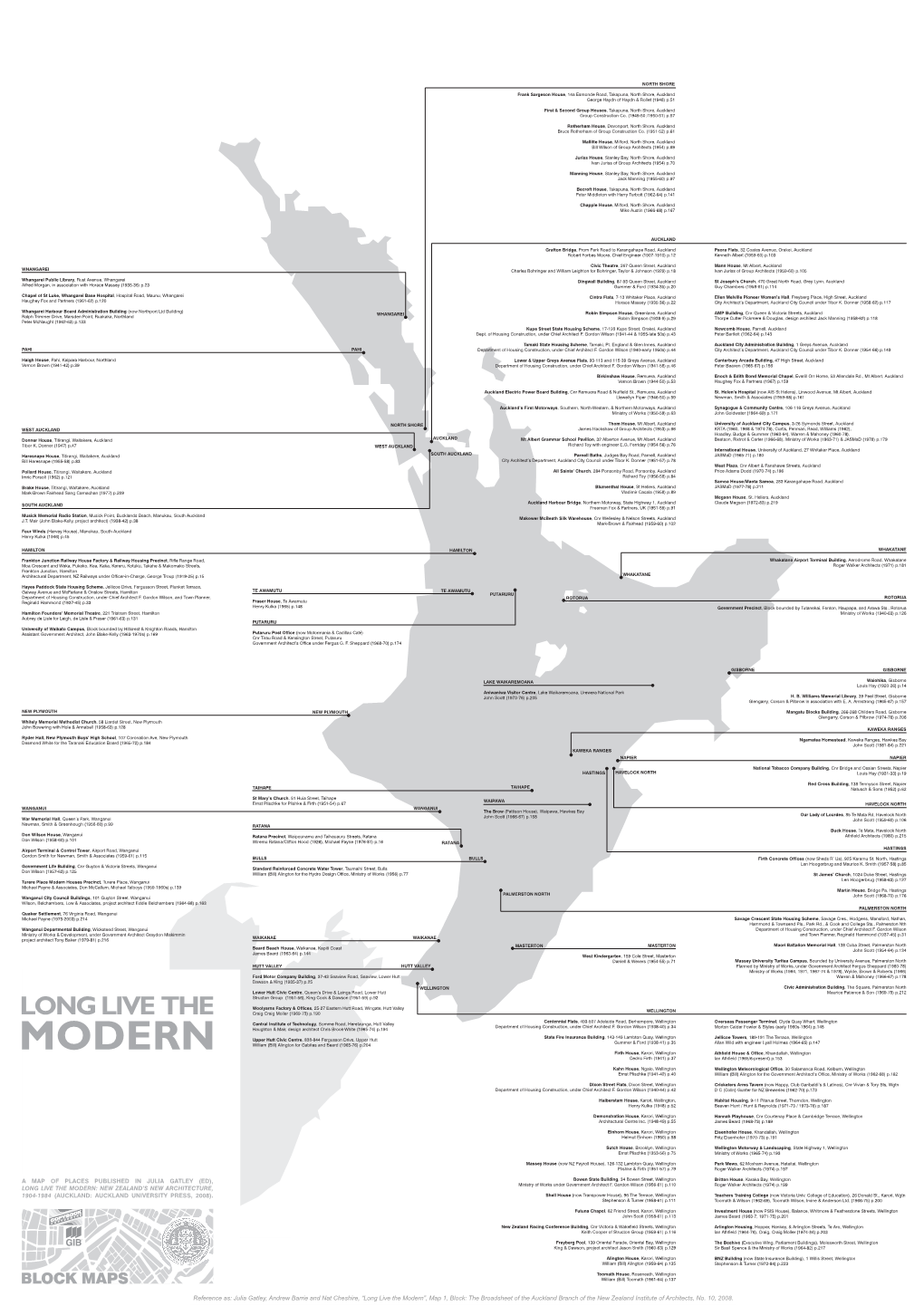 Map 01 Long Live the Modern