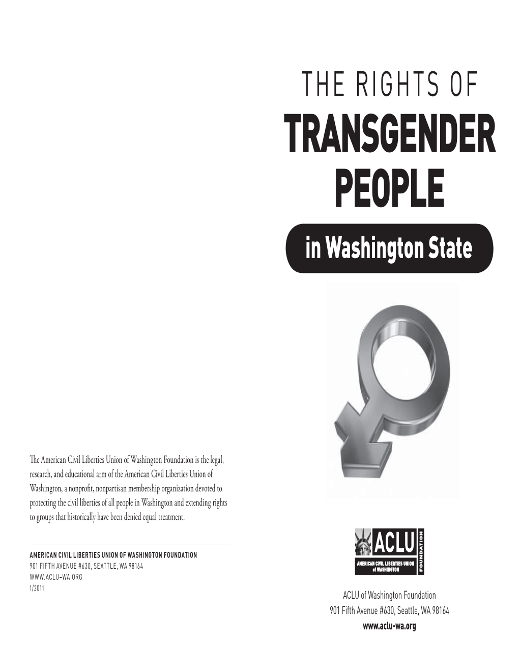 Transgender Guide Booklet.Indd